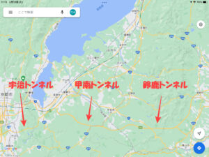 新東名高速道路の路線図